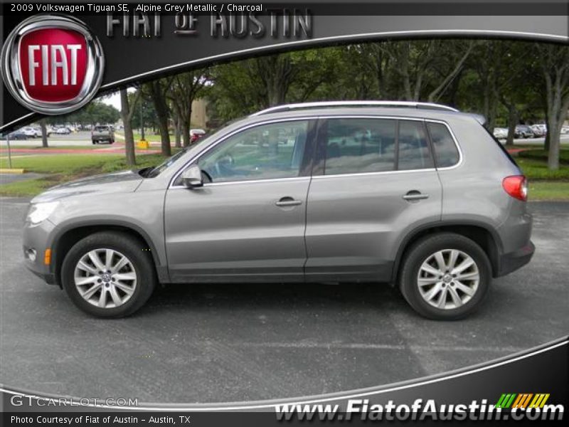 Alpine Grey Metallic / Charcoal 2009 Volkswagen Tiguan SE