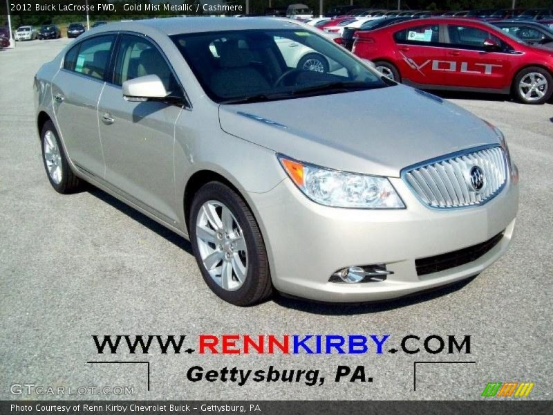 Gold Mist Metallic / Cashmere 2012 Buick LaCrosse FWD