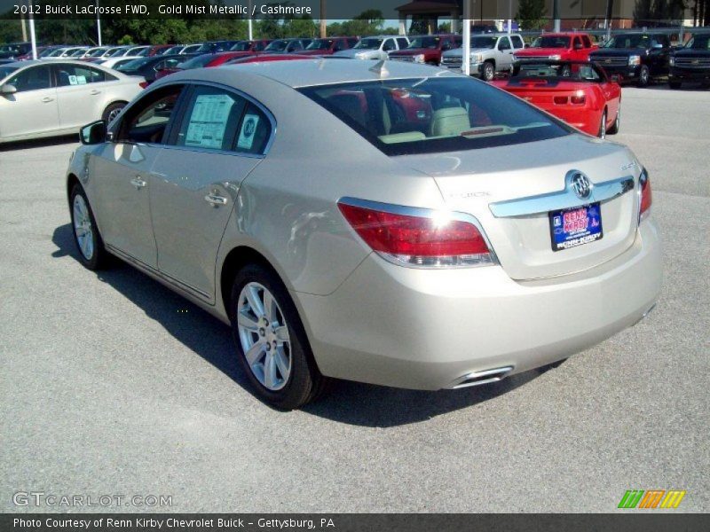 Gold Mist Metallic / Cashmere 2012 Buick LaCrosse FWD