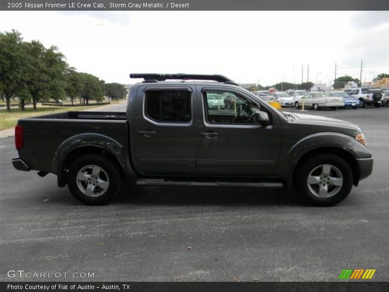 Storm Gray Metallic / Desert 2005 Nissan Frontier LE Crew Cab