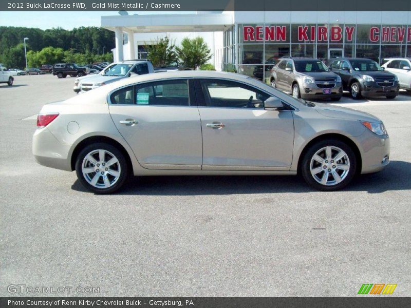 Gold Mist Metallic / Cashmere 2012 Buick LaCrosse FWD