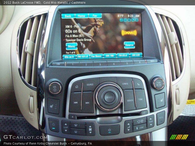 Gold Mist Metallic / Cashmere 2012 Buick LaCrosse FWD