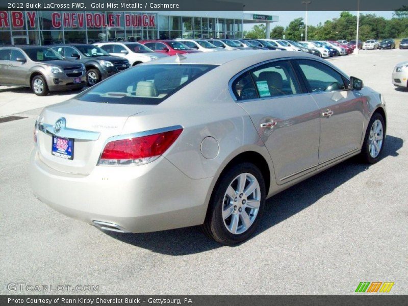 Gold Mist Metallic / Cashmere 2012 Buick LaCrosse FWD