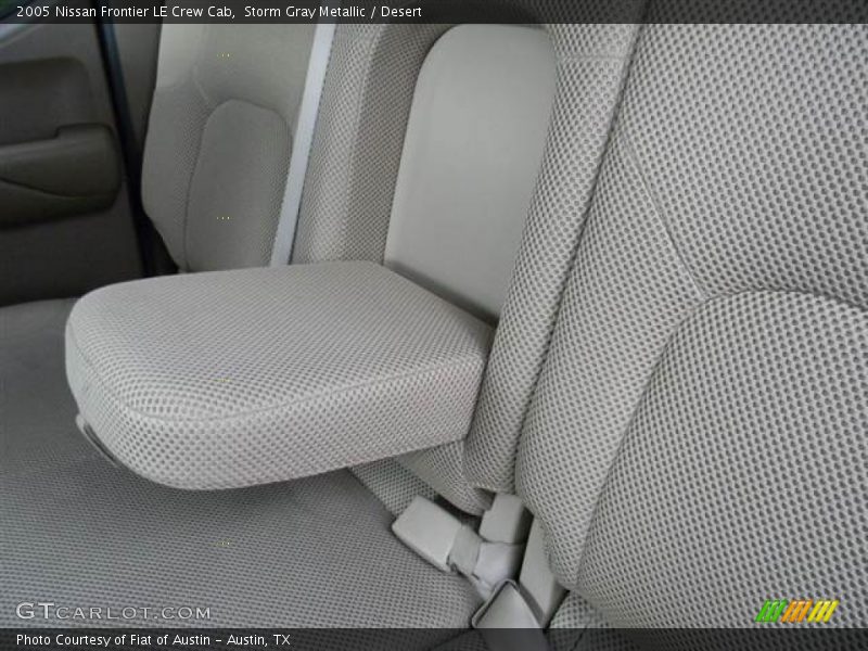 Storm Gray Metallic / Desert 2005 Nissan Frontier LE Crew Cab