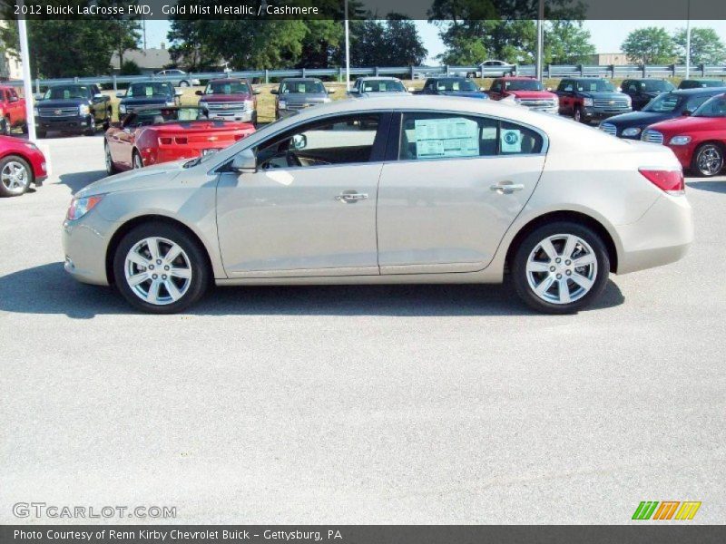 Gold Mist Metallic / Cashmere 2012 Buick LaCrosse FWD