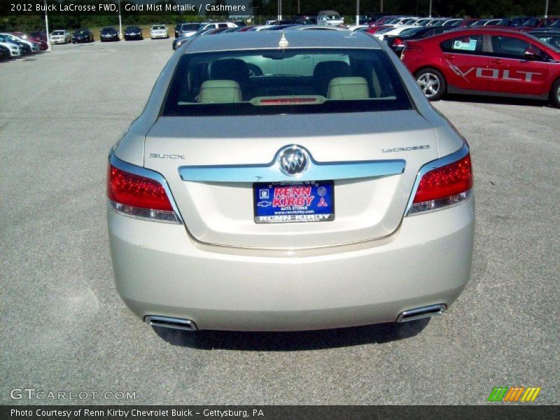 Gold Mist Metallic / Cashmere 2012 Buick LaCrosse FWD
