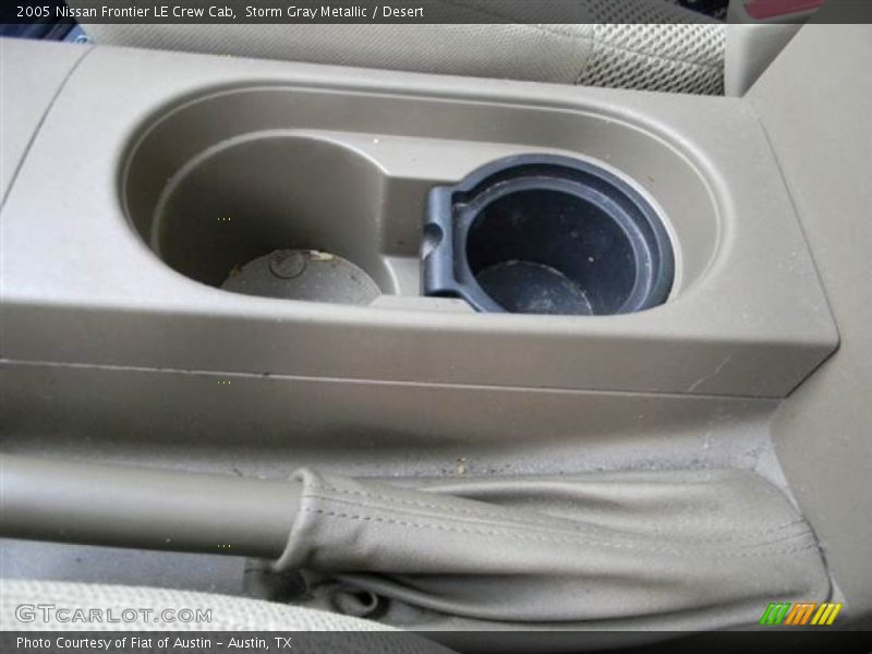Storm Gray Metallic / Desert 2005 Nissan Frontier LE Crew Cab