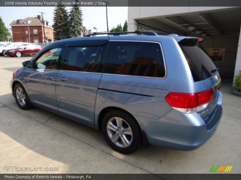 Ocean Mist Metallic / Gray 2008 Honda Odyssey Touring