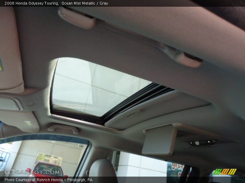 Ocean Mist Metallic / Gray 2008 Honda Odyssey Touring