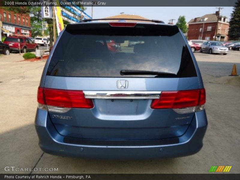 Ocean Mist Metallic / Gray 2008 Honda Odyssey Touring