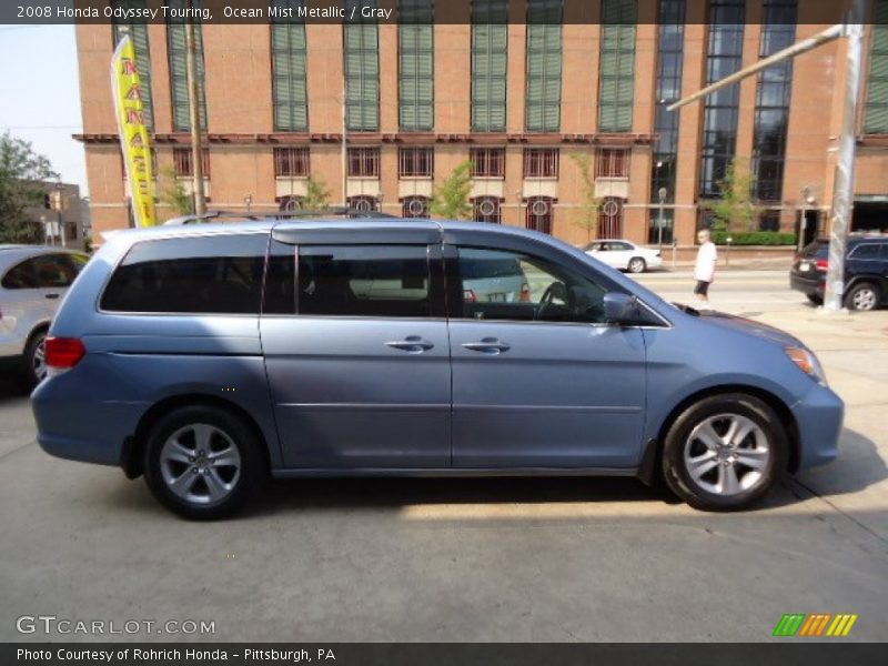 Ocean Mist Metallic / Gray 2008 Honda Odyssey Touring