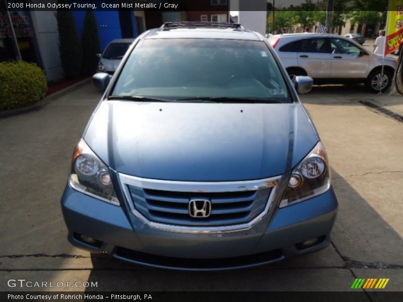Ocean Mist Metallic / Gray 2008 Honda Odyssey Touring