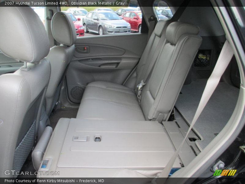 Obsidian Black Metallic / Gray 2007 Hyundai Tucson Limited 4WD