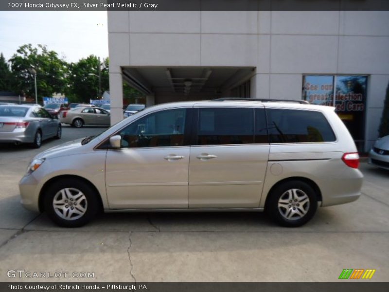 Silver Pearl Metallic / Gray 2007 Honda Odyssey EX