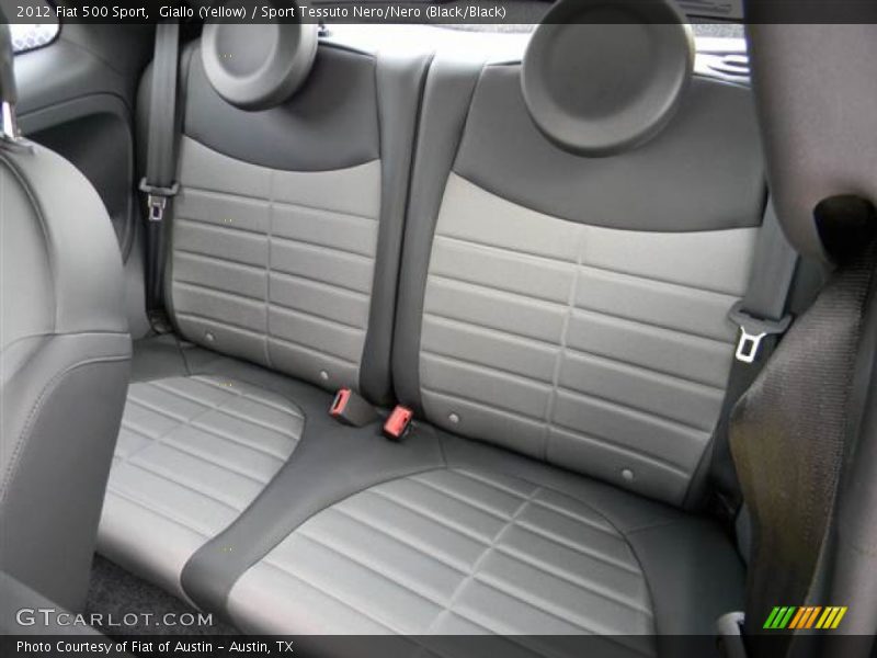 Giallo (Yellow) / Sport Tessuto Nero/Nero (Black/Black) 2012 Fiat 500 Sport