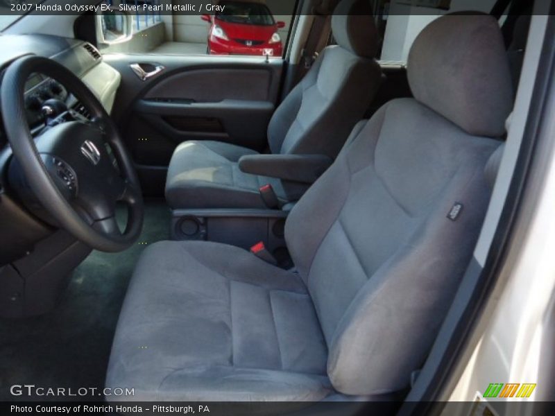 Silver Pearl Metallic / Gray 2007 Honda Odyssey EX