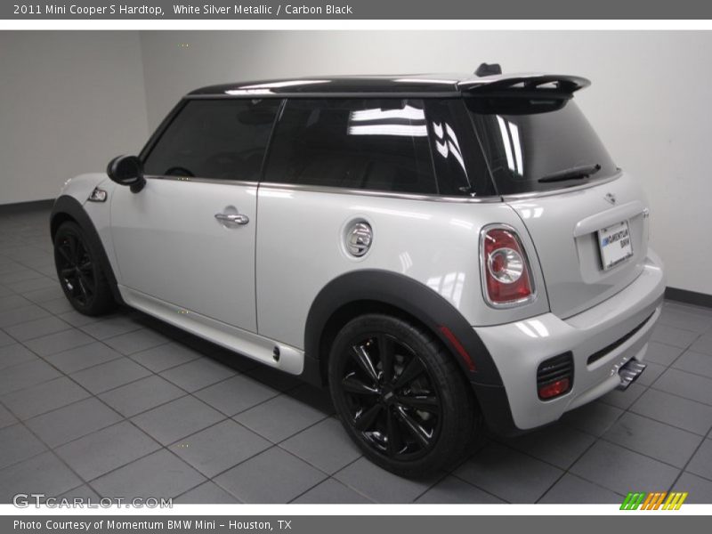 White Silver Metallic / Carbon Black 2011 Mini Cooper S Hardtop