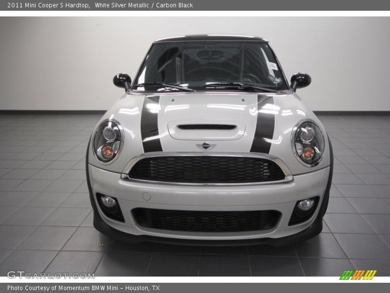 White Silver Metallic / Carbon Black 2011 Mini Cooper S Hardtop