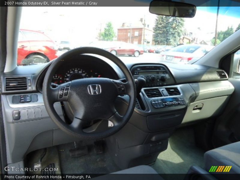 Silver Pearl Metallic / Gray 2007 Honda Odyssey EX