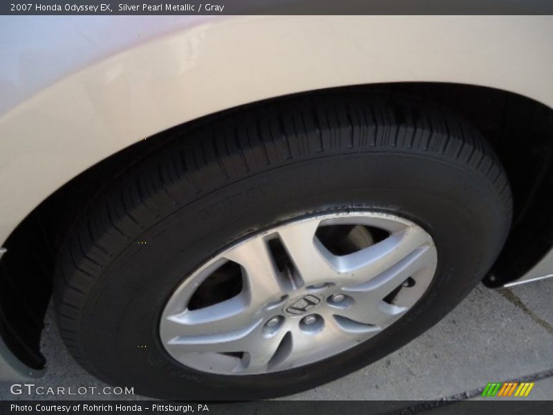 Silver Pearl Metallic / Gray 2007 Honda Odyssey EX