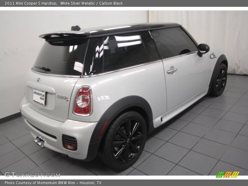 White Silver Metallic / Carbon Black 2011 Mini Cooper S Hardtop