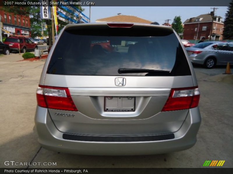 Silver Pearl Metallic / Gray 2007 Honda Odyssey EX