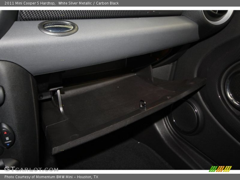 White Silver Metallic / Carbon Black 2011 Mini Cooper S Hardtop