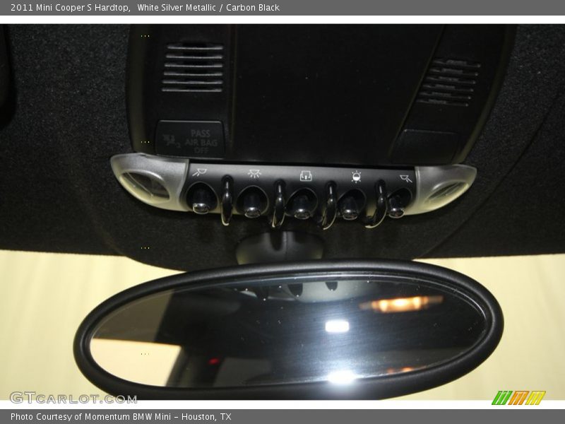 White Silver Metallic / Carbon Black 2011 Mini Cooper S Hardtop