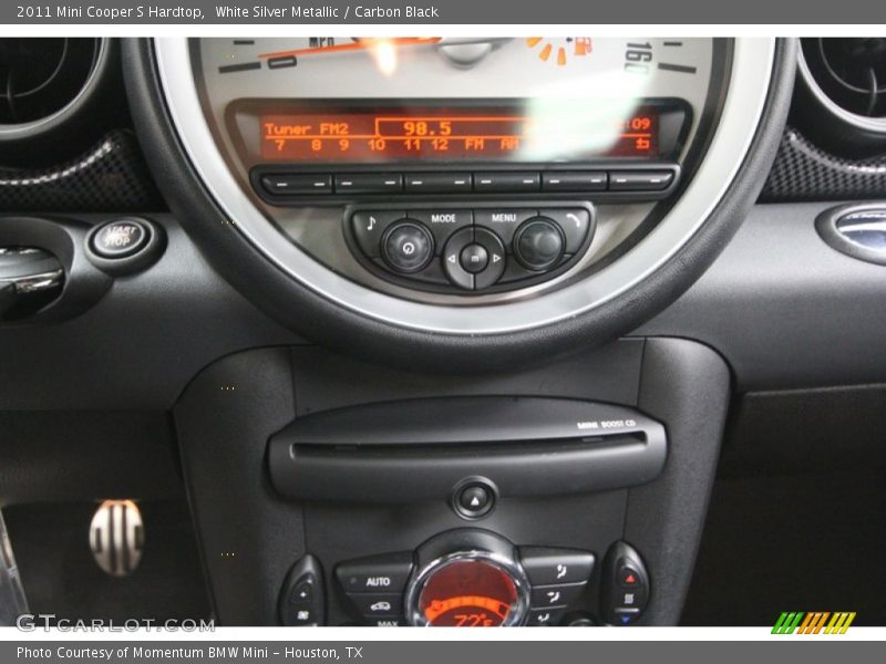 White Silver Metallic / Carbon Black 2011 Mini Cooper S Hardtop