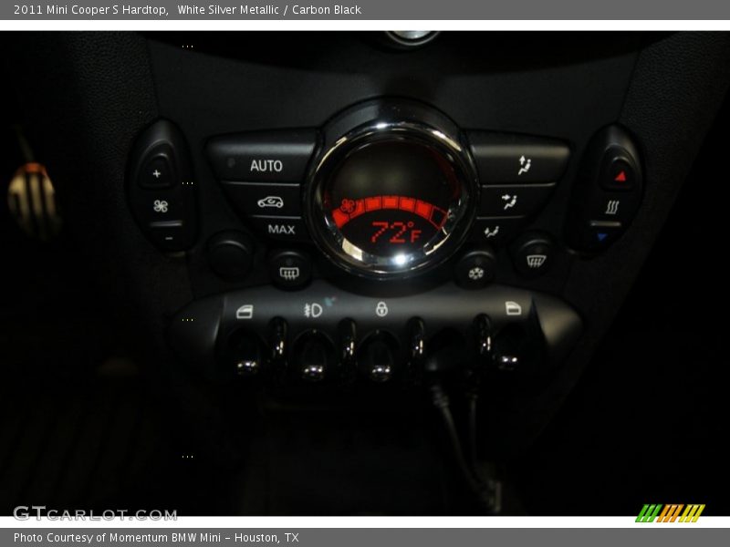 White Silver Metallic / Carbon Black 2011 Mini Cooper S Hardtop