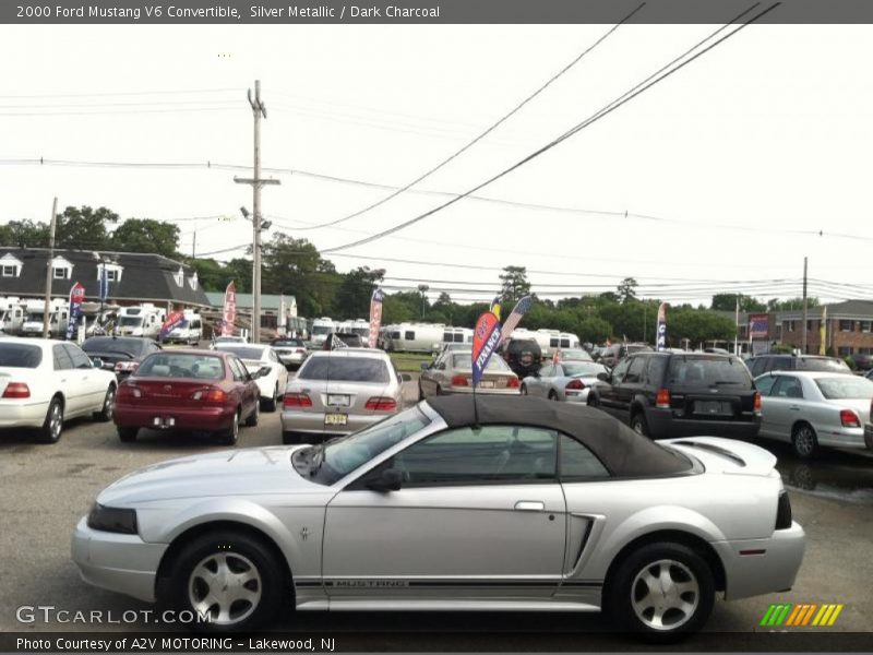 Silver Metallic / Dark Charcoal 2000 Ford Mustang V6 Convertible