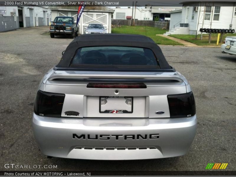 Silver Metallic / Dark Charcoal 2000 Ford Mustang V6 Convertible