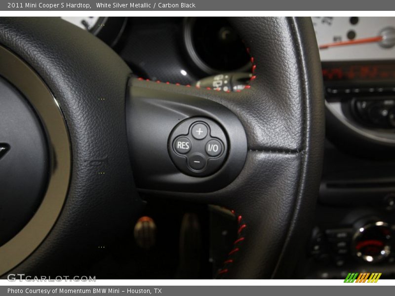 White Silver Metallic / Carbon Black 2011 Mini Cooper S Hardtop