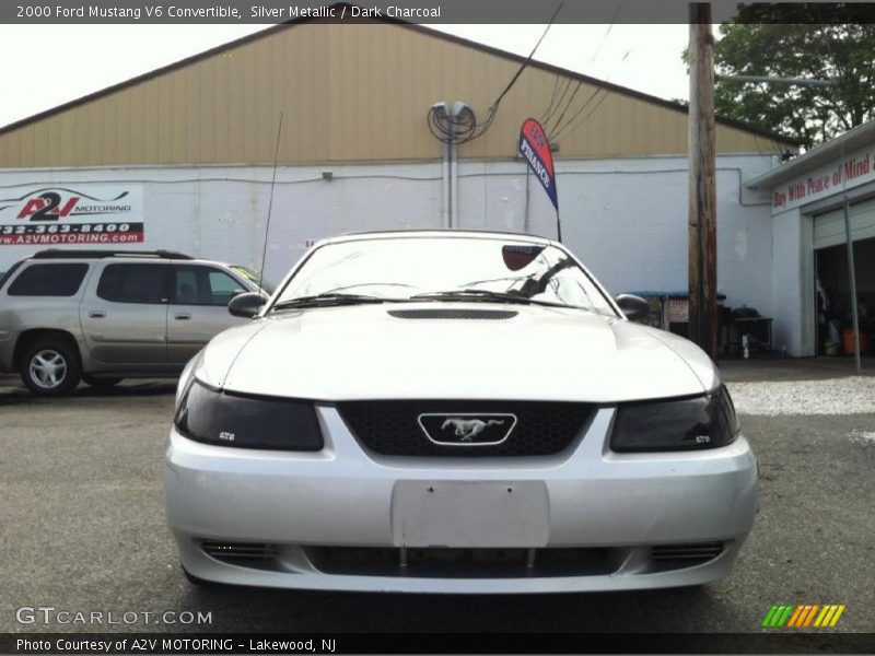 Silver Metallic / Dark Charcoal 2000 Ford Mustang V6 Convertible