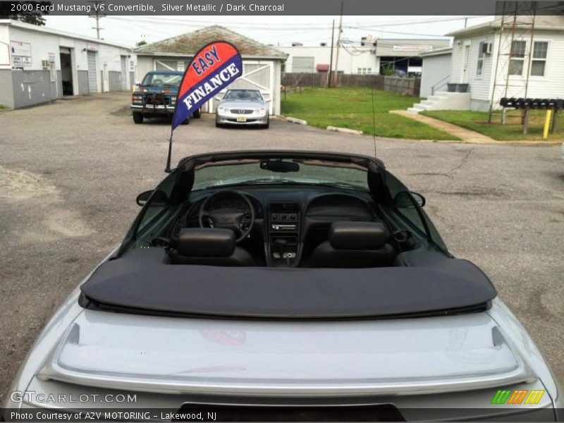 Silver Metallic / Dark Charcoal 2000 Ford Mustang V6 Convertible