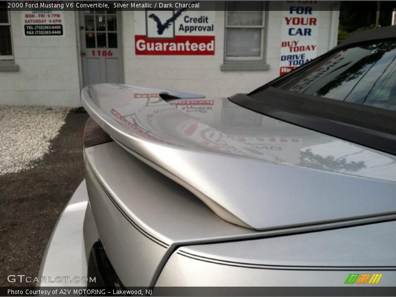 Silver Metallic / Dark Charcoal 2000 Ford Mustang V6 Convertible
