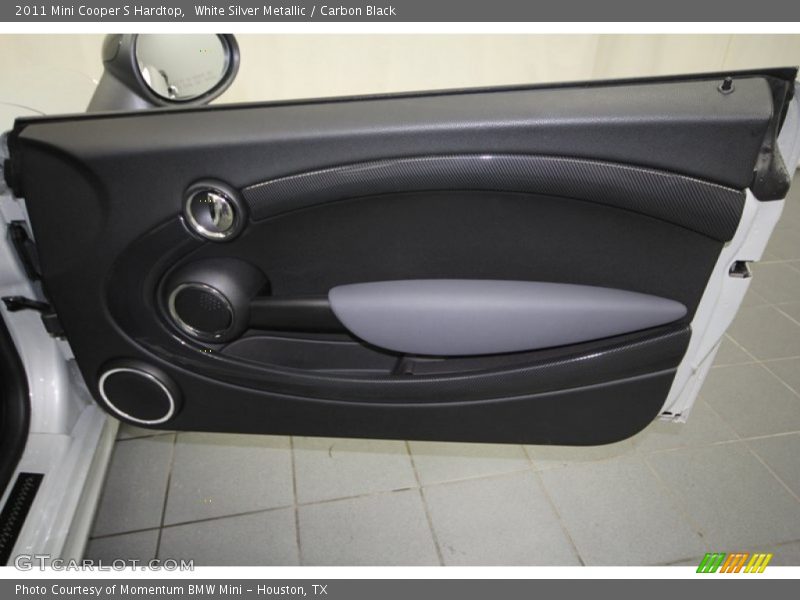 White Silver Metallic / Carbon Black 2011 Mini Cooper S Hardtop