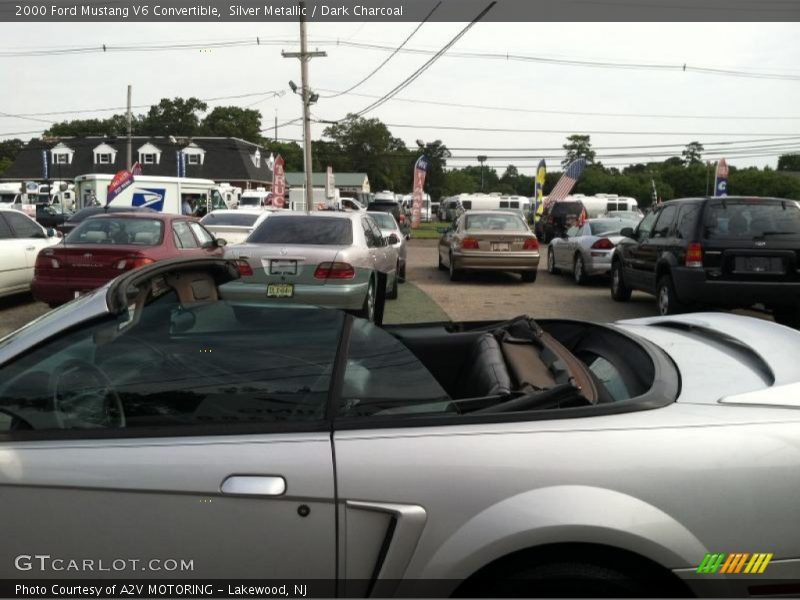 Silver Metallic / Dark Charcoal 2000 Ford Mustang V6 Convertible