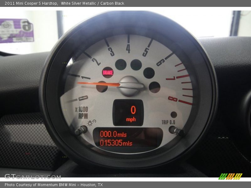 White Silver Metallic / Carbon Black 2011 Mini Cooper S Hardtop