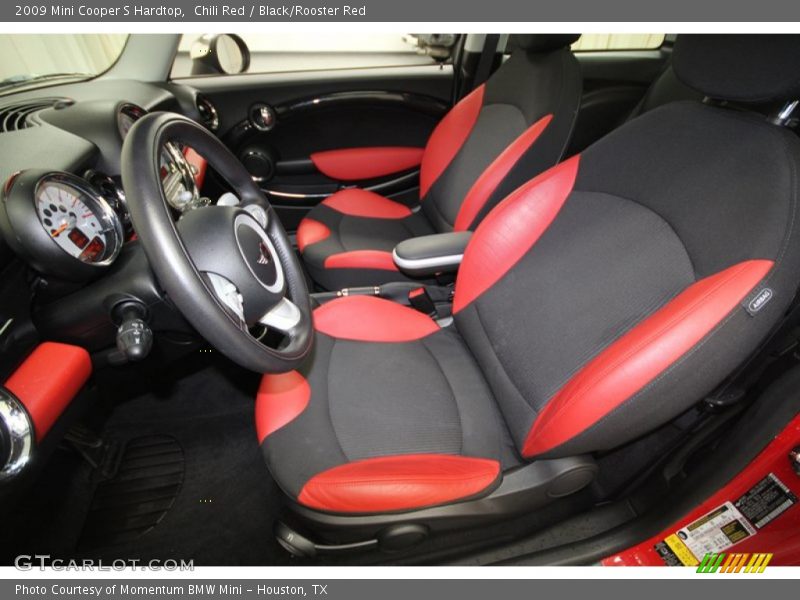 Front Seat of 2009 Cooper S Hardtop