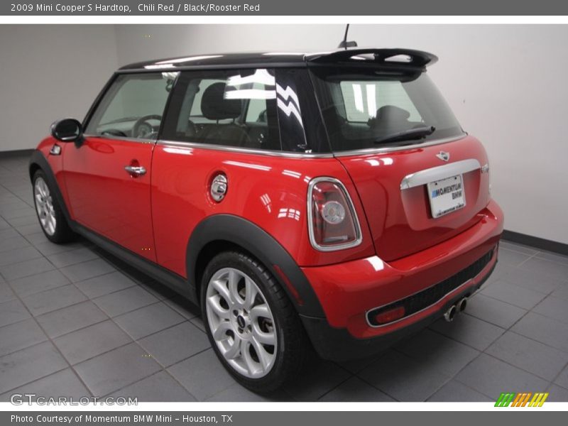 Chili Red / Black/Rooster Red 2009 Mini Cooper S Hardtop