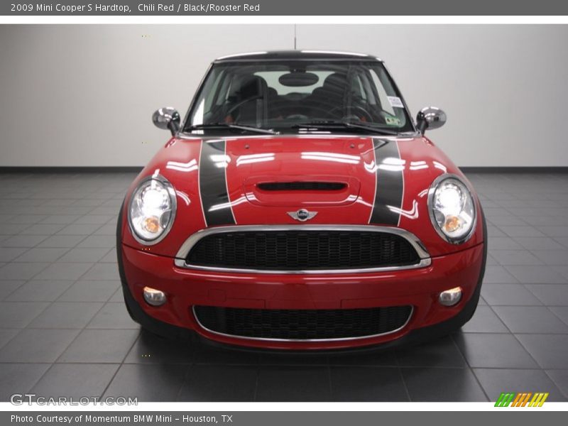 Chili Red / Black/Rooster Red 2009 Mini Cooper S Hardtop