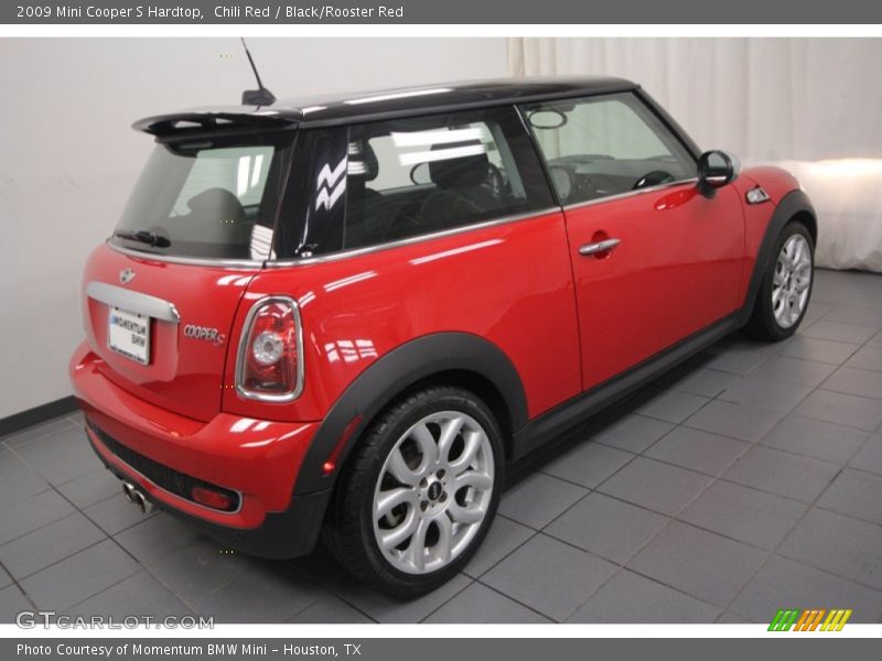 Chili Red / Black/Rooster Red 2009 Mini Cooper S Hardtop