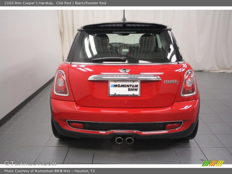 Chili Red / Black/Rooster Red 2009 Mini Cooper S Hardtop