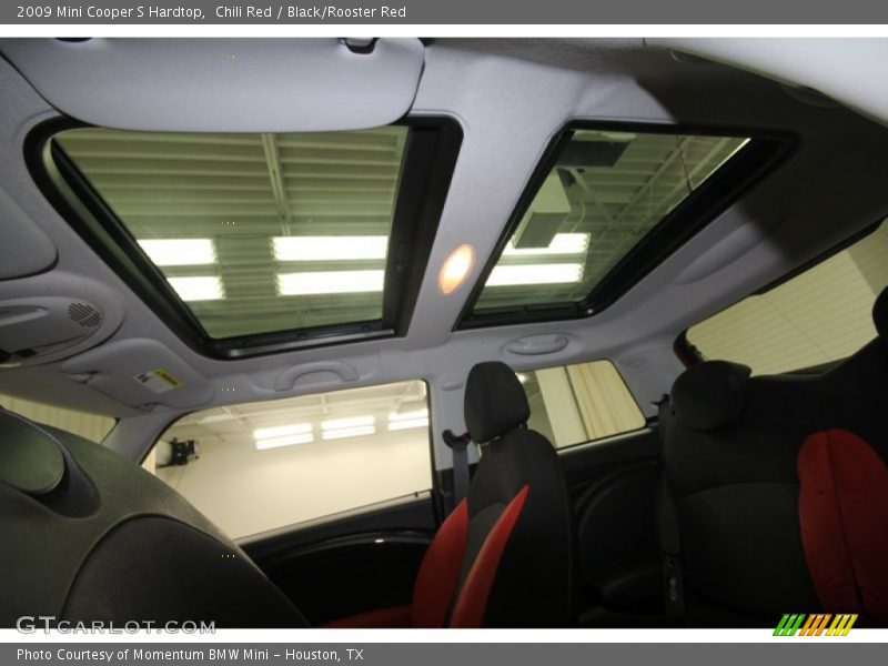 Chili Red / Black/Rooster Red 2009 Mini Cooper S Hardtop