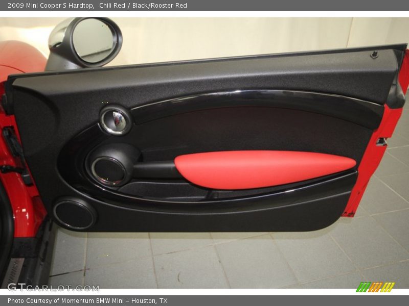 Chili Red / Black/Rooster Red 2009 Mini Cooper S Hardtop