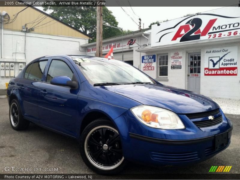 Arrival Blue Metallic / Gray 2005 Chevrolet Cobalt Sedan
