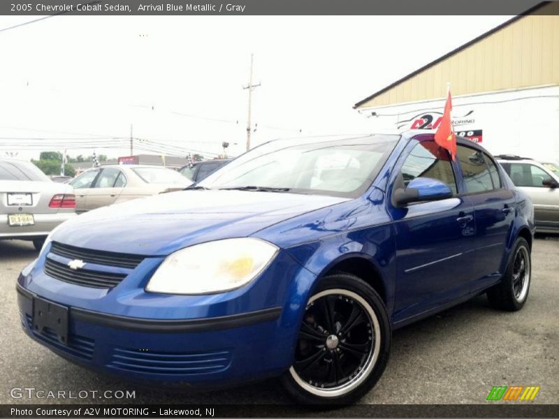 Arrival Blue Metallic / Gray 2005 Chevrolet Cobalt Sedan