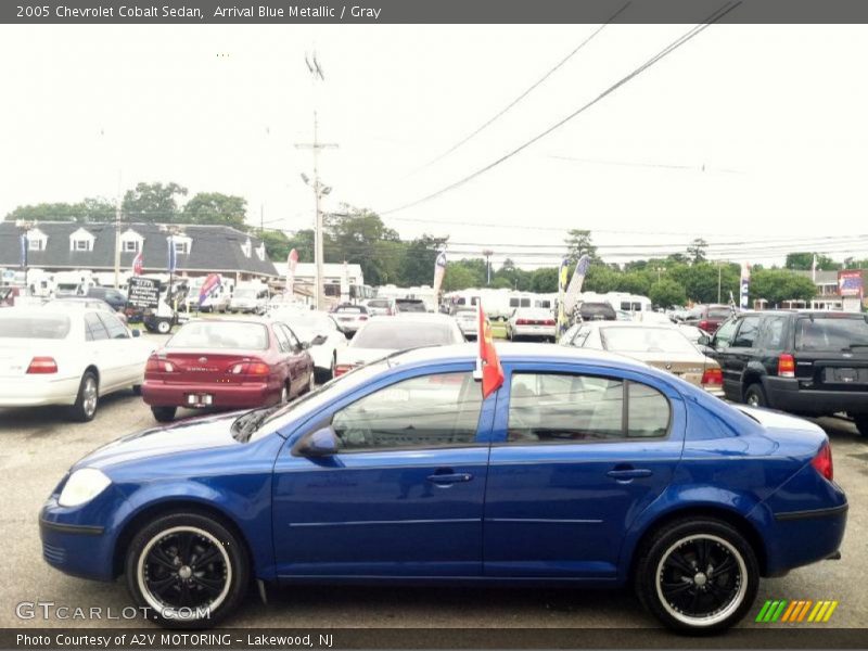 Arrival Blue Metallic / Gray 2005 Chevrolet Cobalt Sedan