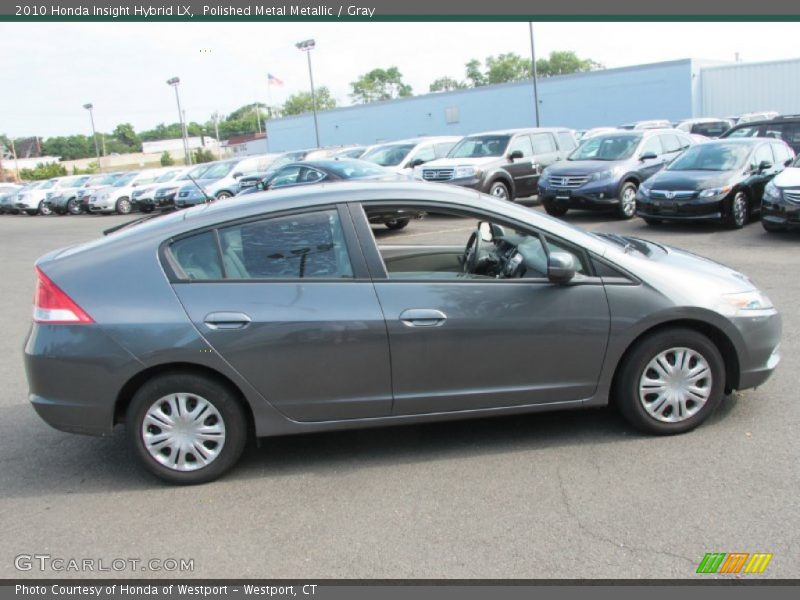 Polished Metal Metallic / Gray 2010 Honda Insight Hybrid LX